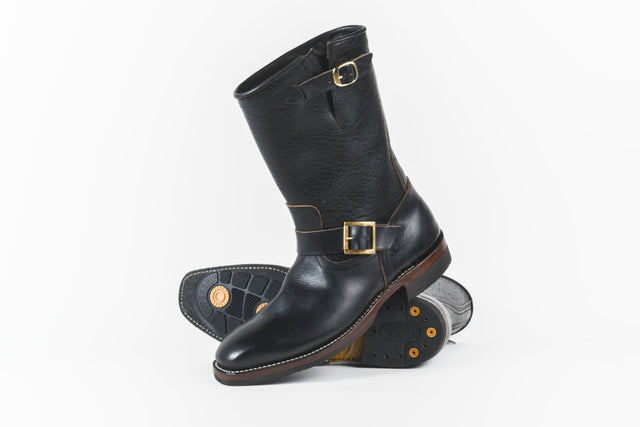 Engineer Boot - Black Bison, Black Chromexcel