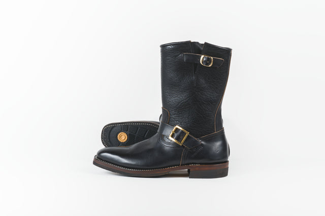 Engineer Boot - Black Bison, Black Chromexcel