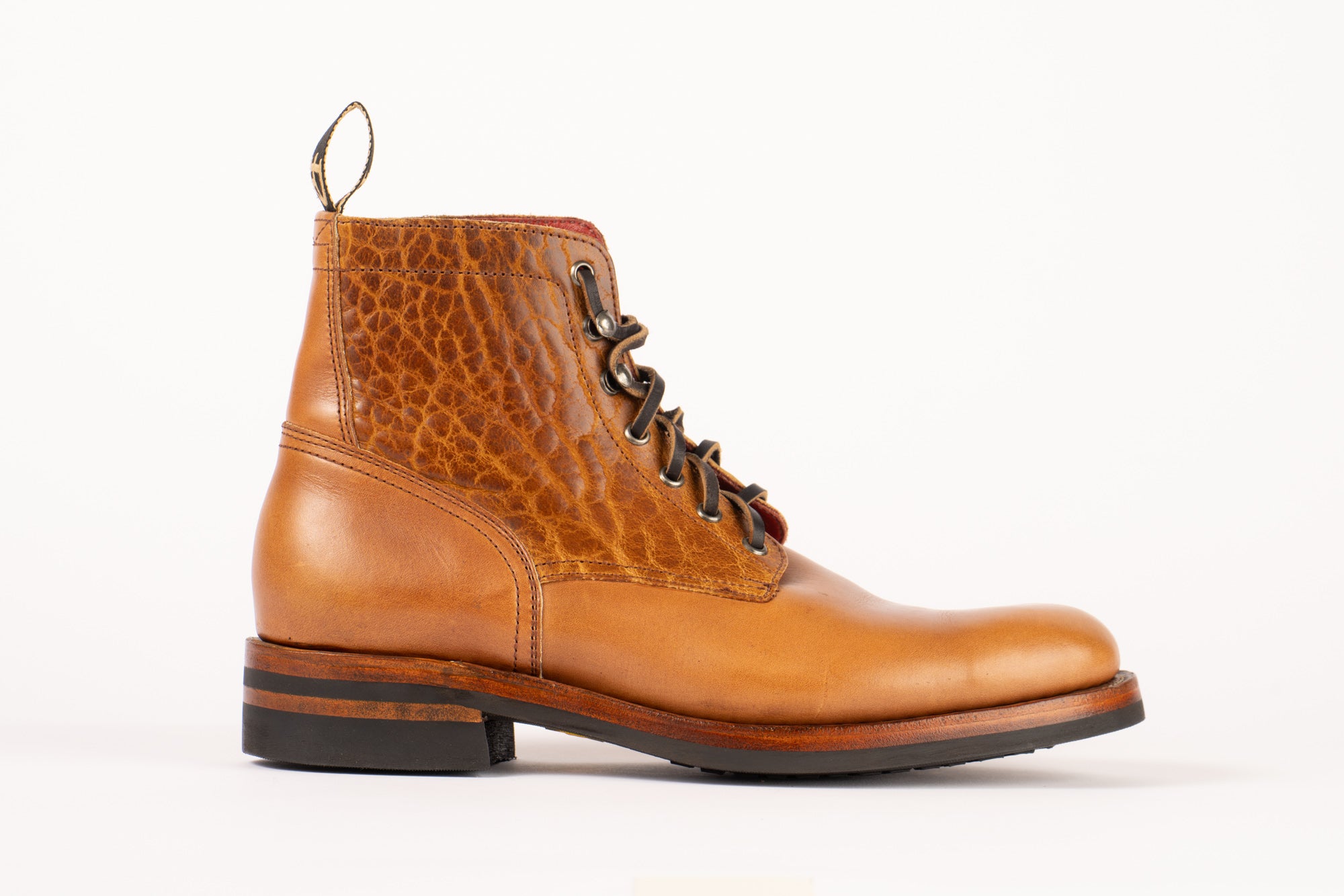 Bison leather clearance boots